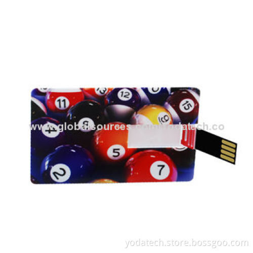 Card-shaped Slim Flip USB Flash Drives
